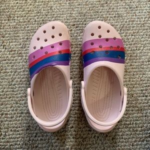 Pink Crocs Women’s size 9 Men’s size 7